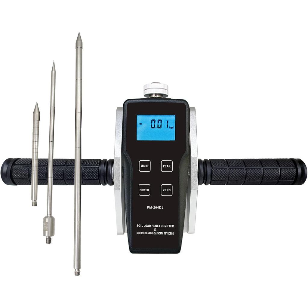 ปรับออกแบบได้ Digital Soil Penetrometer FM-204DJ, Soil Compaction Tester Ground Bearing Capacity Det