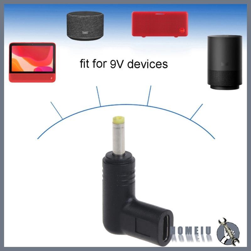 HOMEIU Type C to DC Power Adapter 9V USB C Plug to DC Male ปลั๊กชาร์จสําหรับแล็ปท็อป