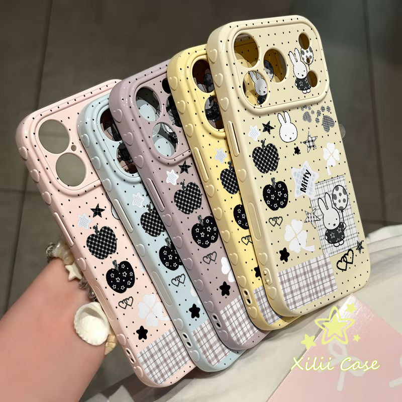 เหมาะสำหรับ Redmi 14C 13C 13 13X 12 10 9C 9A 10A A1 A2 A3 Note 10s 11s 14 9 เคสหัวใจฟอง มิฟฟี่ กันกระแทก สไตล์ฮิต