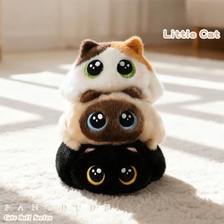 COD ตุ๊กตาแมวขนนุ่มท่าหมอบหลับ น่ารัก สายพันธุ์แมวสยาม-สามสี ปลอบใจ ให้น้องสาวหรือแฟน 15CM