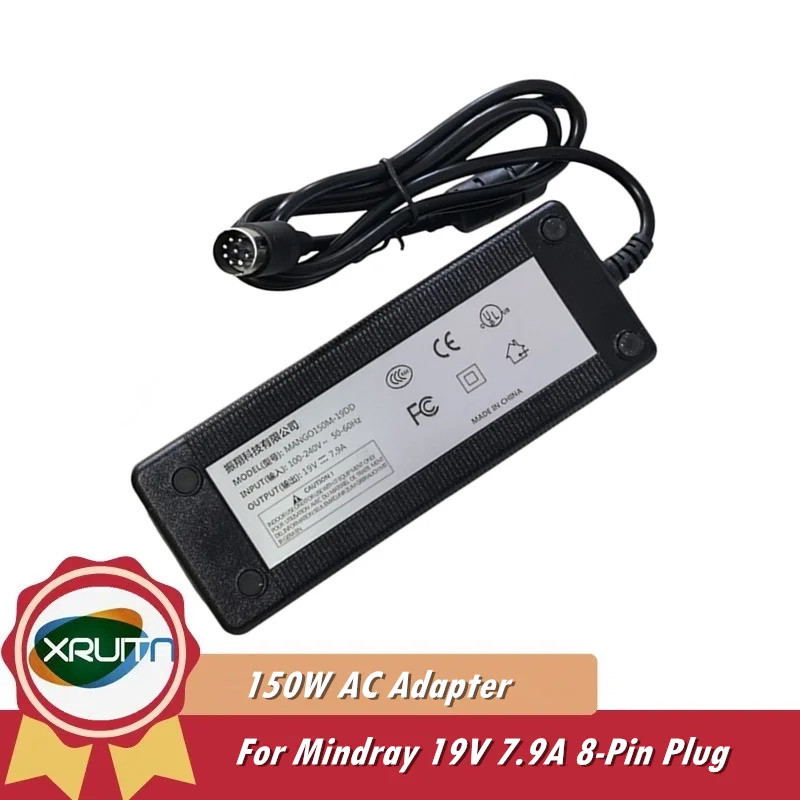 เปลี่ยนอะแดปเตอร์ AC สําหรับ MANGO150M-19DD 19V 7.9A 150W 8PIN MANGO150M-19DM สําหรับ Mindray M9 TE7