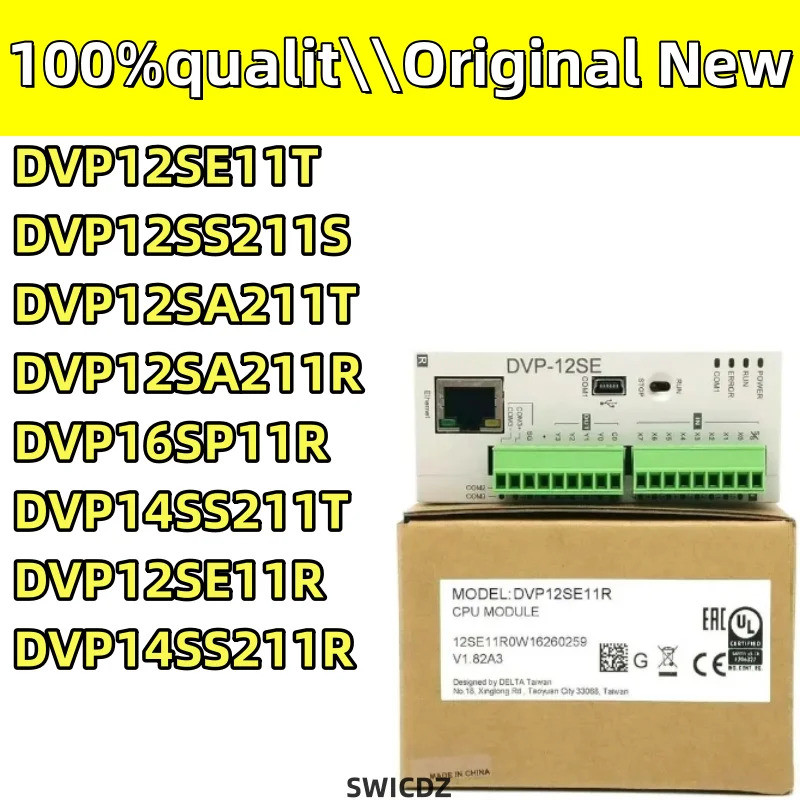 100% ใหม่ Original DVP12SE11R DVP12SE11T DVP12SS211S DVP12SA211R DVP12SA211T DVP16SP11R DVP14SS211T 