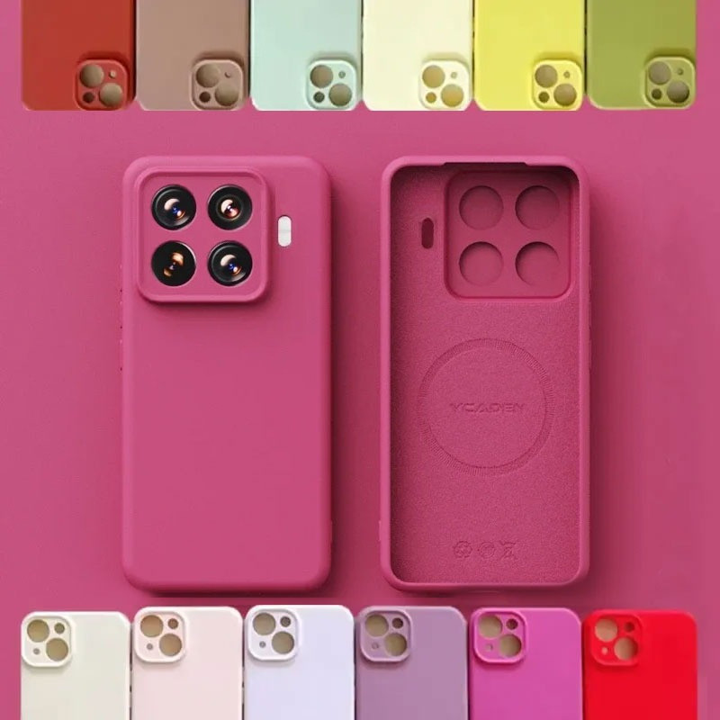ซิลิโคนเหลวแม่เหล็กสําหรับ Xiaomi 17T 17TPro ไร้สายชาร์จ Matte Soft สําหรับ MI17T Pro ผิวกันชน