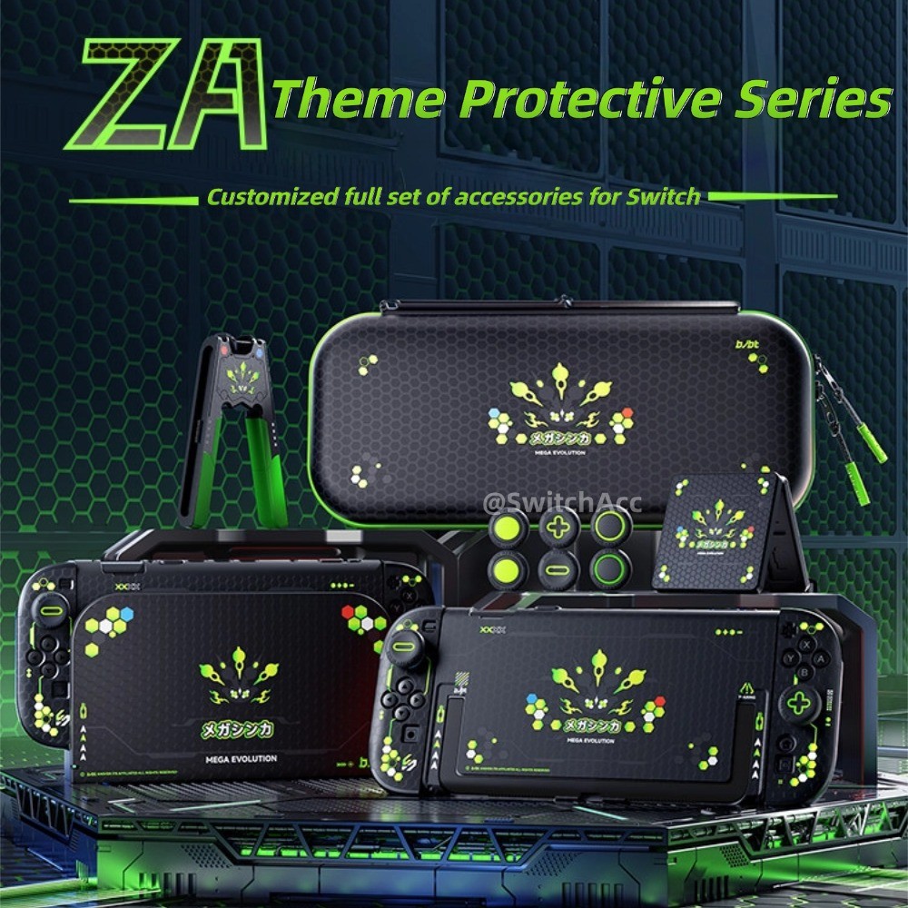 Legends: ZA Series เคสป้องกันสําหรับ Nintendo Switch 2/1/OLED เปรียบเทียบกับชุดหมวก Rocekr พร้อมของขวัญพร้อมสต็อกสําหรับแฟน
