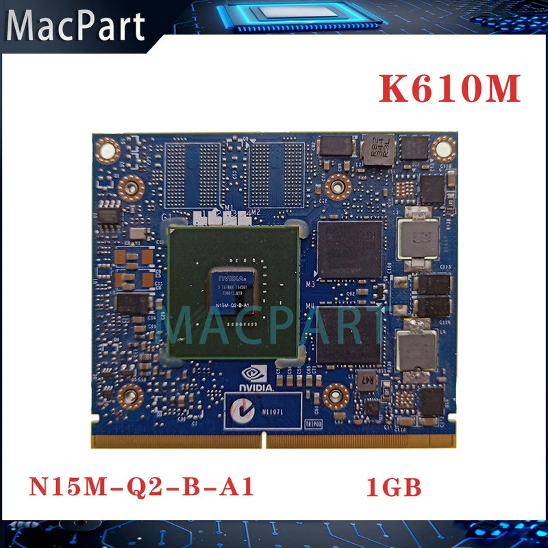 Original Quadro K610M K610 1GB N15M-Q2-B-A1 กราฟิกการ์ด X-Bracket สําหรับ HP iMac A1311 A1312