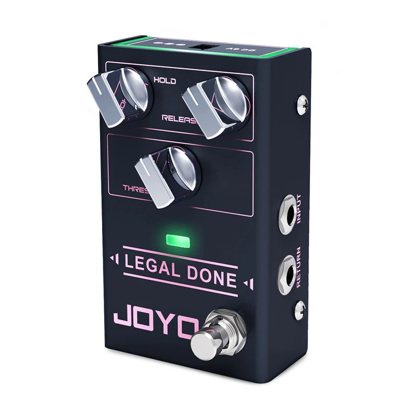 JOYO R-23 LEGAL DONE Noise Gate Pedal ลดเสียงรบกวน Hum โดยกีตาร์และ Amps Pedals สนับสนุน 2 & 4 วิธีส