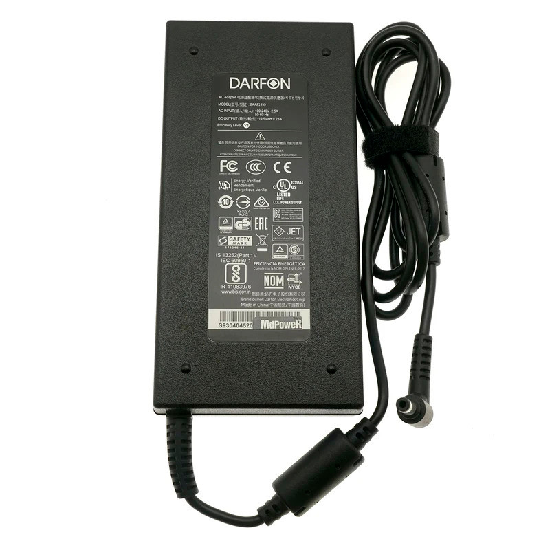 ของแท้ DARFON BAA81950 19.5V 9.23A 180W AC Adapter Charger สําหรับ MSI Creator 17M A10SE-205NL A10SE