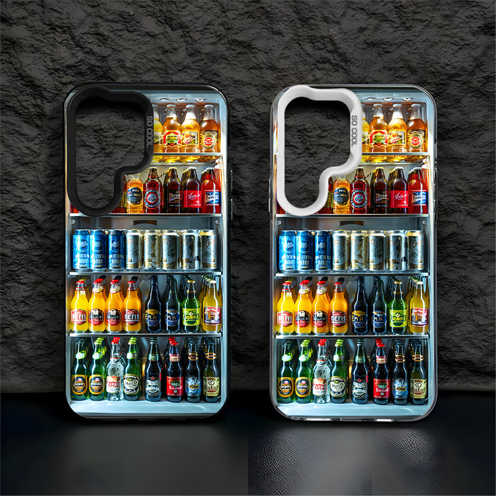 เคสแฟชั่นลายเครื่องดื่ม เคสซัมซุง สำหรับ S24Ultra,A54,S23,A34,A55,S22,A15,A25,A53,S21,A05,A35,S24,A24,A14
