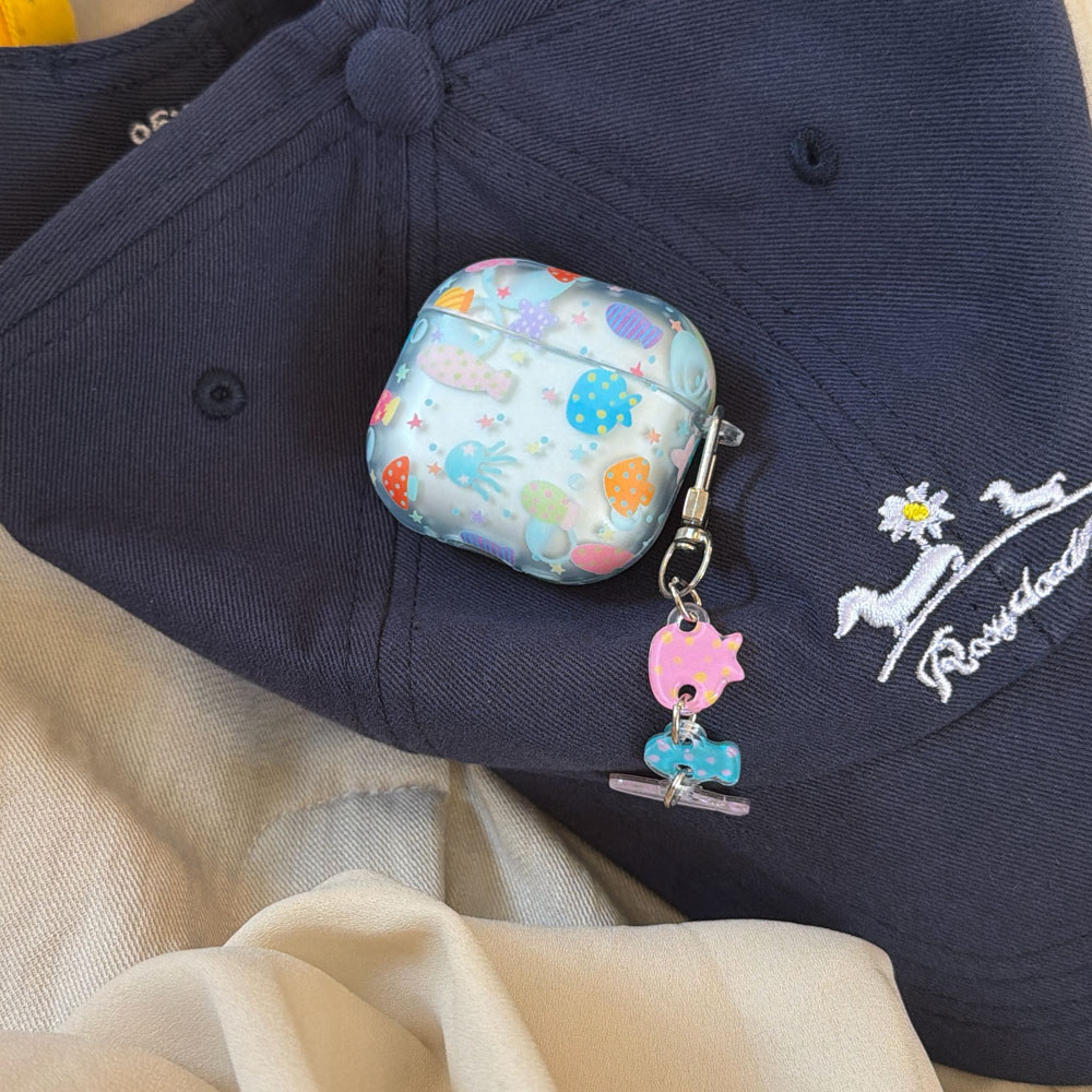โปร่งใส Underwater World รูปแบบ Soft Case สําหรับ AirPods Pro 2 3 4 1 กล่องบลูทูธ AirPods Pro3 ฝาครอบพร้อมพวงกุญแจปลา