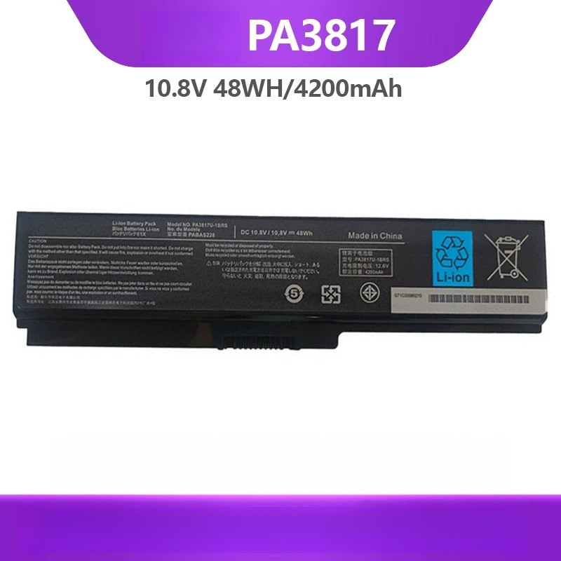 Applicable to Toshiba L730 L700 L600 L630D L750 C600 Laptop Battery PA3817U-1BRS