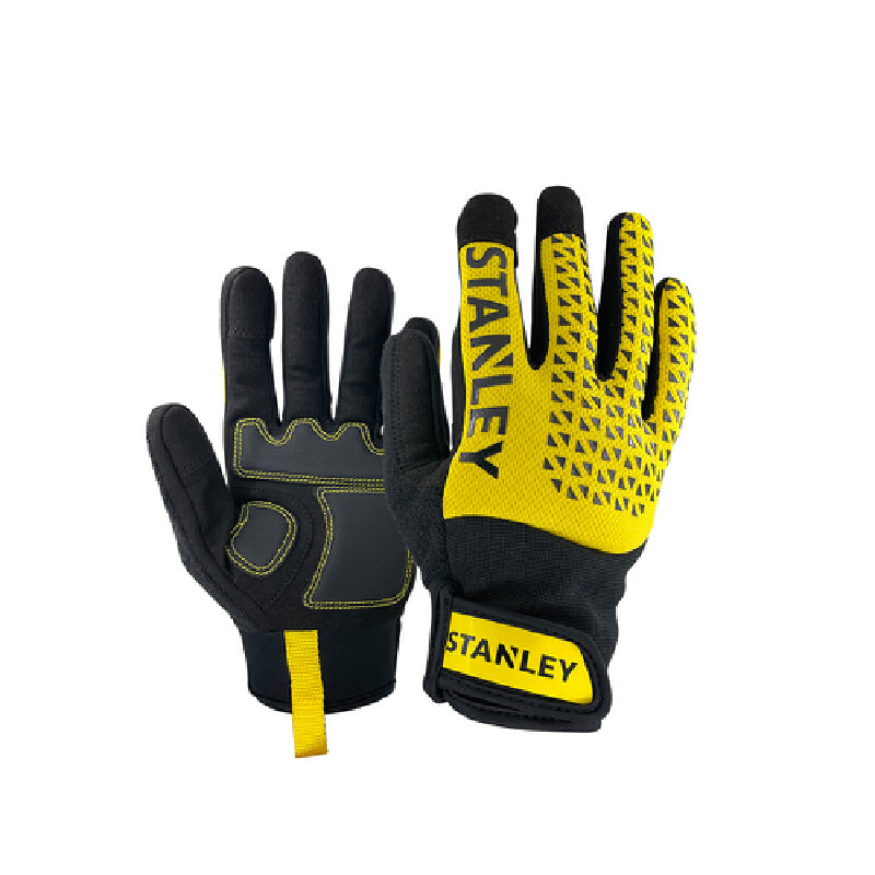 STANLEY ถุงมือกันกระแทก Shockproof รุ่น ST5950 สีเหลือง ขนาด M