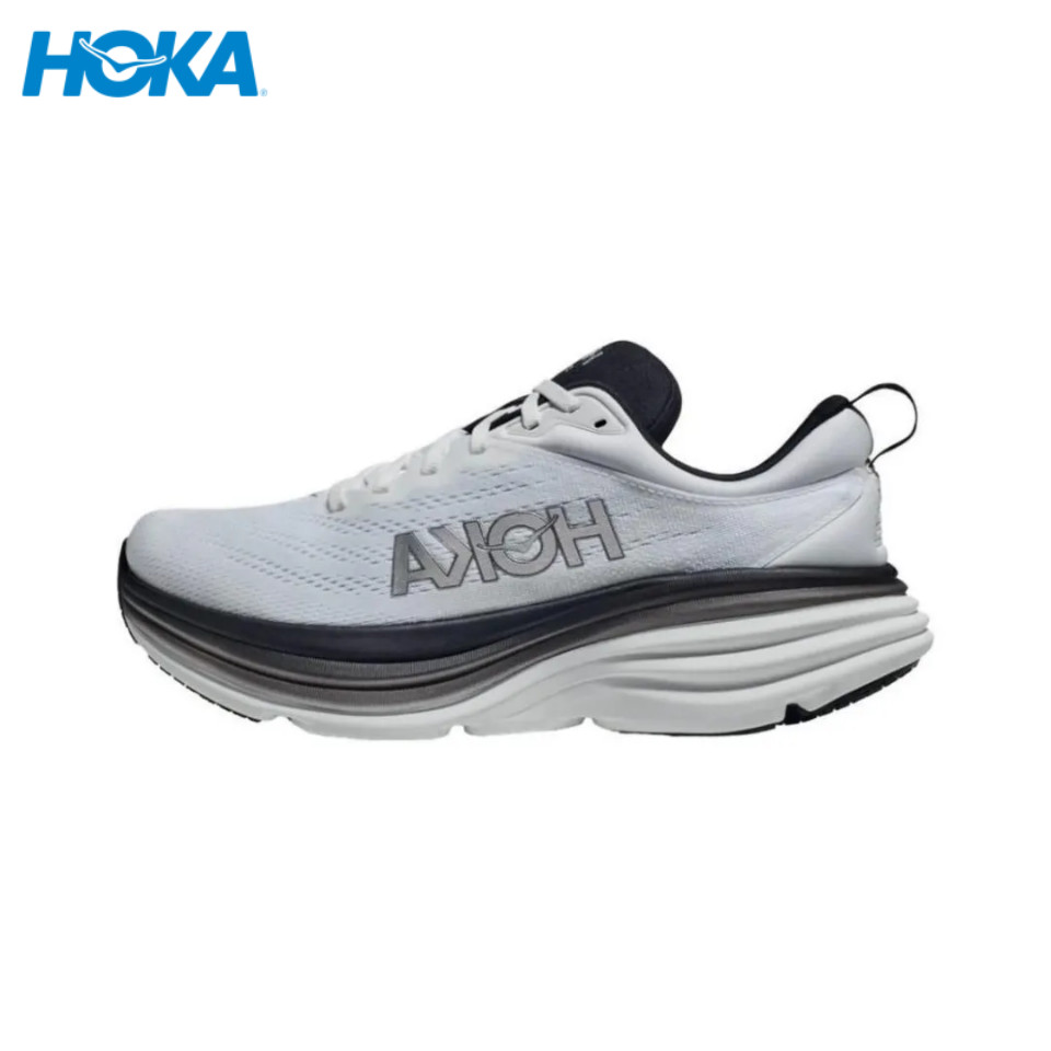 【ของแท้ 100%】HOKA ONE ONE Bondi 8 1123202-WBLC Sneaker