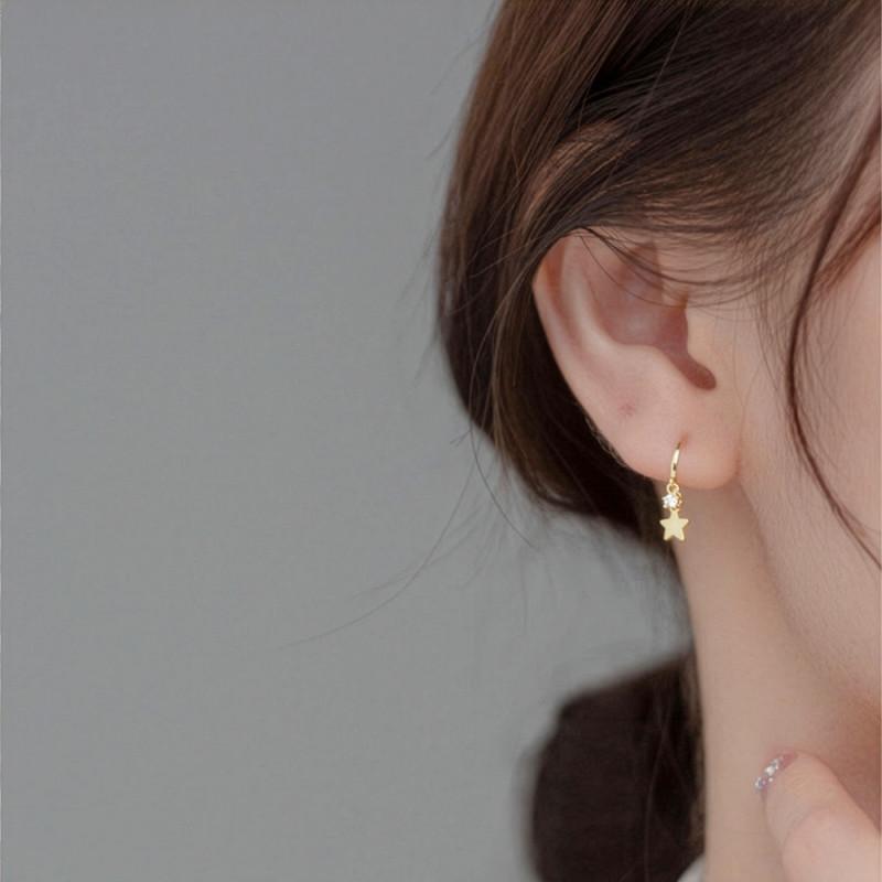 Little Nova Earrings ต่างหูเงินแท้ S925 [MERCELO]