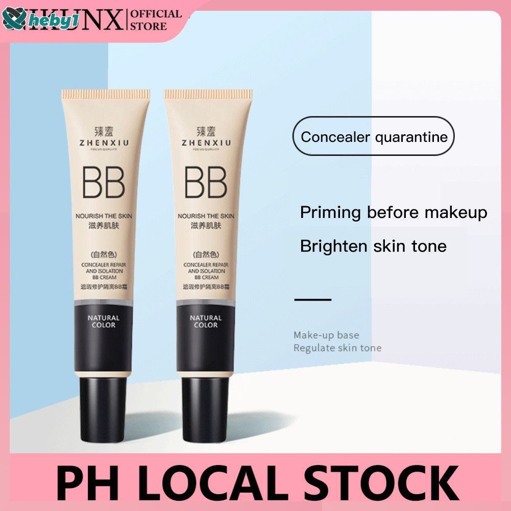 【สินค้าพร้อมส่งในประเทศฟิลิปปินส์】 ZHENXIU BB Cream Concealer Repair And Isolation Brighten Foundati