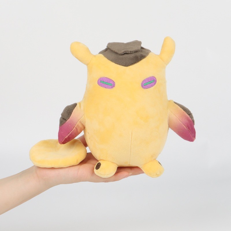 Valorant Gekko Wingman ของเล่นตุ๊กตาน่ารักสีเหลือง Wingman ตุ๊กตาตุ๊กตาเกมอุปกรณ์ต่อพ่วงหมอนนุ่มของข