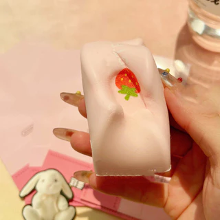 [พร้อมส่ง]🔥สกุชชี่ ของเล่นสกุชชี่ Squishy เนื้อนุ่มหนึบหนับ ดูดซับแรงกระแทกได้ดี สีก้อนเนยฮาชิมิ