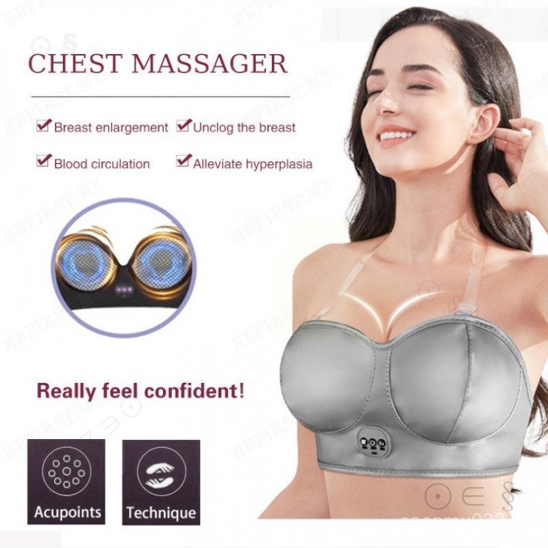 เครื่องนวดเต้านมไร้สายพร้อมการชาร์จ USB เครื่องสั่นหน้าอก Enhancer เครื่องมือความงาม