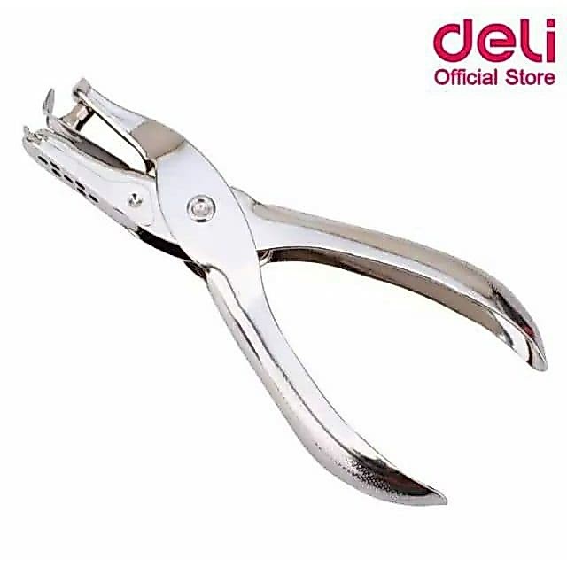 เดลี่ Deli ที่เจาะ ที่เจาะกระดาษรูเดียว 0114 1-Hole Punch ที่เจาะกระดาษรูเดียว ขนาดรูเจาะ 6 มิลลิเมตร (1 อัน)
