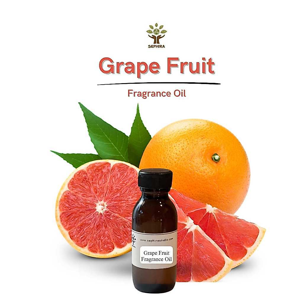 หัวน้ำหอมกลิ่น Grape Fruit Fragrance oil สำหรับผสม ทำสบู่ ทำโลชั่น น้ำหอมฉีดตัว ทำเทียน เครื่องหอม