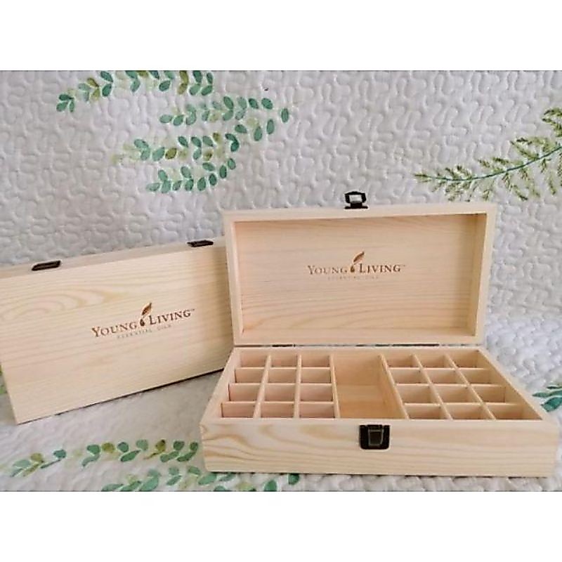 [12slot/13slot/15slot/17s/24+1slot/25 slot] Young Living / Doterra Wooden Box and Essential Oil Stor