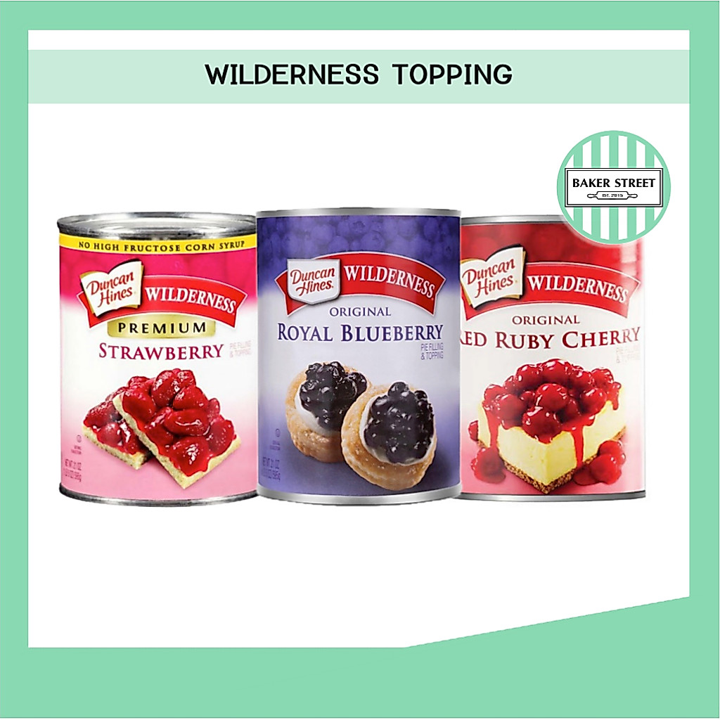 Wilderness Topping and Filling 595 g (เลือกรสชาติด้านในค่ะ)