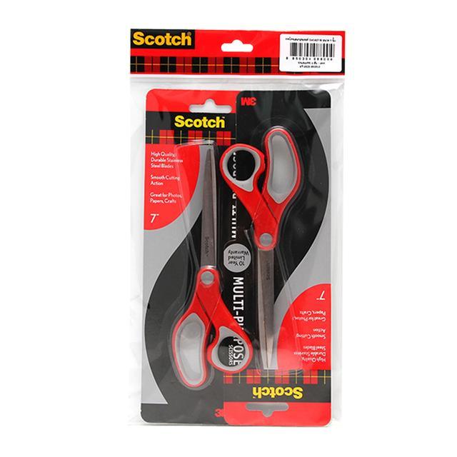 SCOTCH กรรไกร 7 นิ้ว รุ่น 1427 สีแดง (แพ็ค 2 อัน)