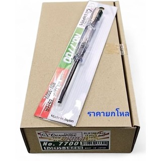 CHAMPION *ของแท้* ราคายกโหล ไขควงลองไฟเดี่ยว แกนดำ NO.7700 CH-4002001 ไขควงเช็คไฟ แชมเปี้ยน