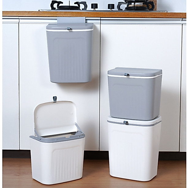 YY ถังขยะ ถังขยะแขวนเคาน์เตอร์ ถังขยะติดผนัง รุ่น HL-1792  l 003