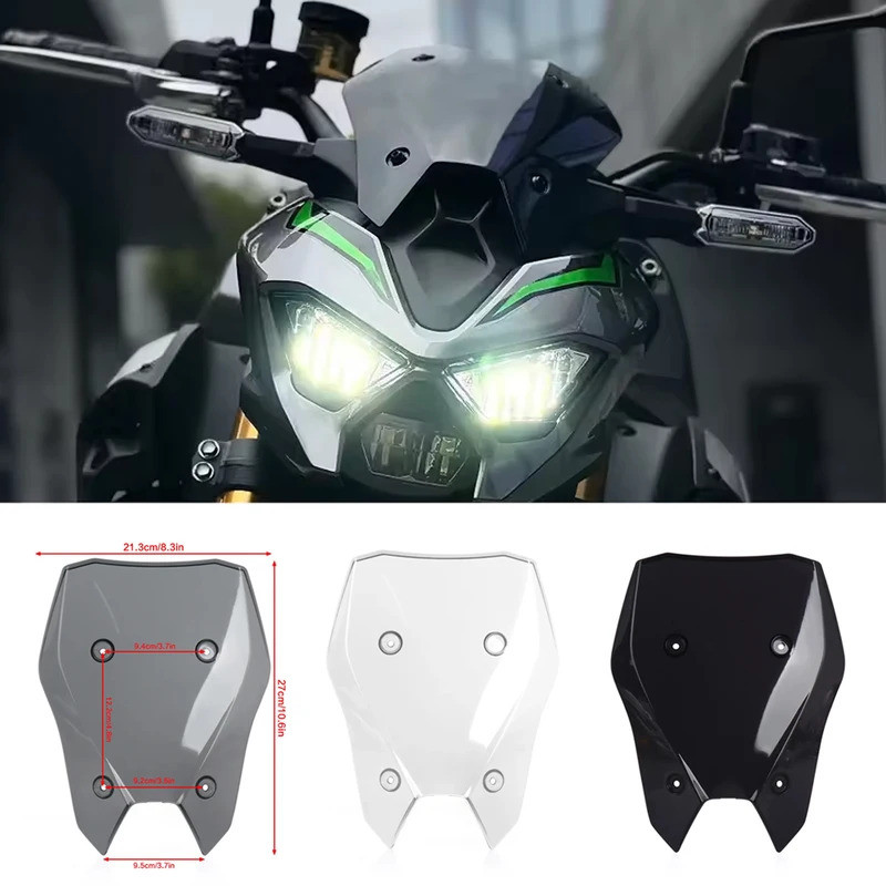 สําหรับ Kawasaki Z900 Z 900 SE 2025 รถจักรยานยนต์ Z900 กระจกกระจก Wind Deflectors Shield ป้องกันหน้า
