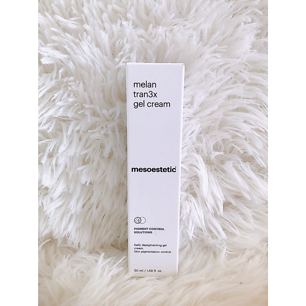 ครีมช่วยลดเลือนรอยฝ้า กระ และจุดด่างดำ melan tran3x gel cream 50ml.