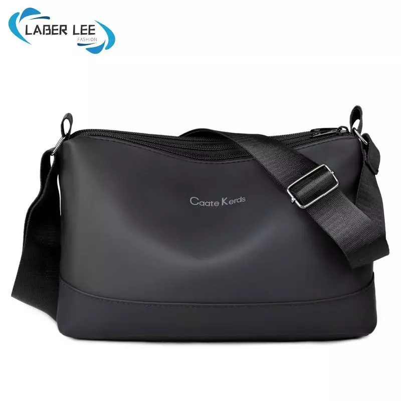 LABER LEE Mens Crossbody Bag Water Resistance Oxford Fabric Shoulder Bag Casual Sling Messenger Bag for Work Business Travel Daily Use
