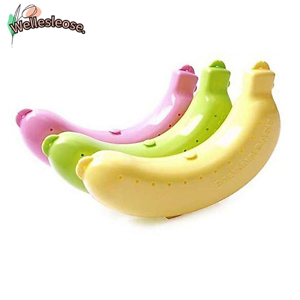 WELLE Banana Outdoor Travel กล่องป้องกันกล้วยคุณภาพสูง