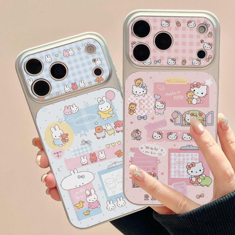 เคสมือถือดีไซน์มินิมอล ลายการ์ตูนยอดนิยม กันกระแทก ป้องกันเครื่อง สำหรับ iPhone 11 12 13 14 15 16 17 Series