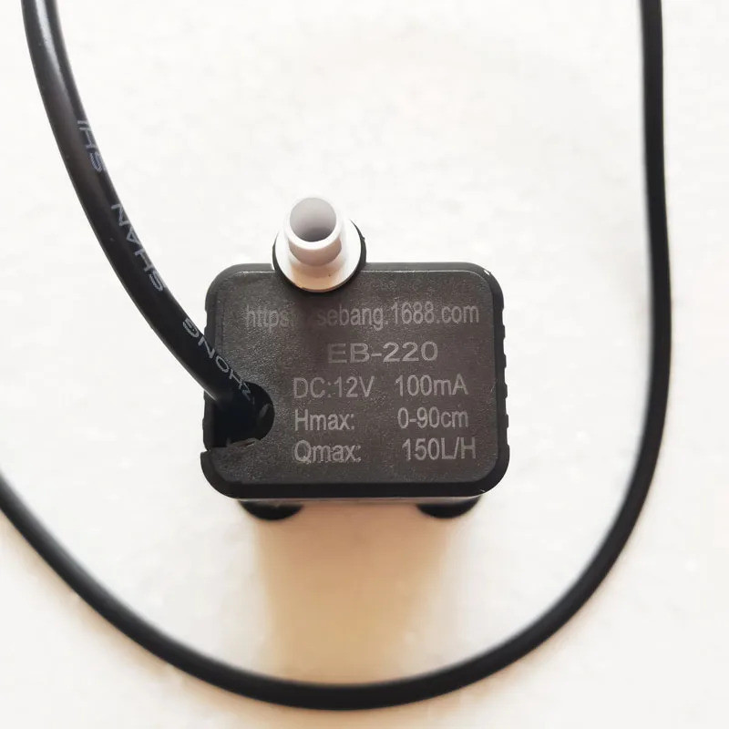 EB-220 อุปกรณ์เสริมปั๊มน้ําสําหรับเครื่องทําความชื้นแบบปั๊มยี่ห้อต่างๆ JN-205 XX-260 12V 100mA
