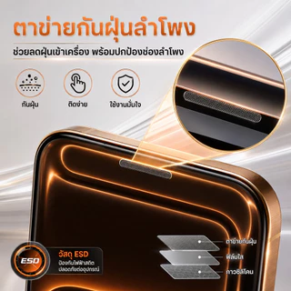 ฟิล์มกระจกไร้ขอบ กันมอง 360องศา kingkong สำหรับiPhone 17promax 16pro 14promax 15plus 13pro 12promax 12 xr 11 XS XR 13