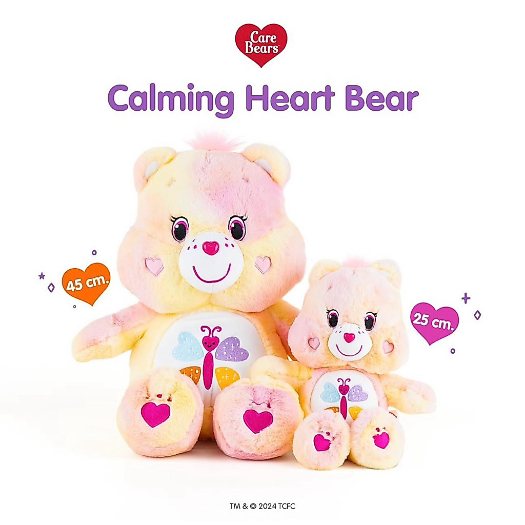 (พร้อมส่ง/กทม.ส่งด่วนได้เลย🛵) Calming Heart Bear🦋  I Carebear Original100% by Pichaya 🧸