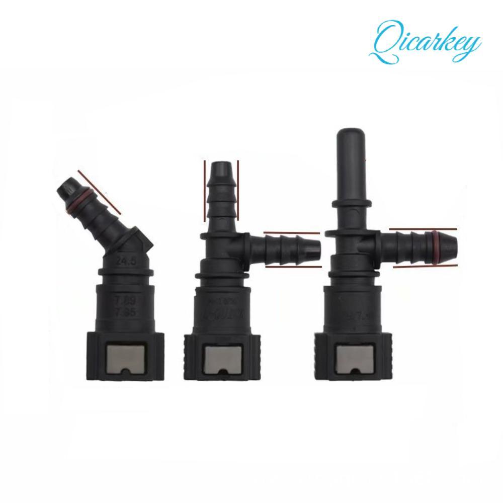 Qicarkey QICARKEY ท่อ Coupler, Bundy Tee 45°  สายยางพลาสติก PA12 7.89 ID6 ข้อต่อท่อ