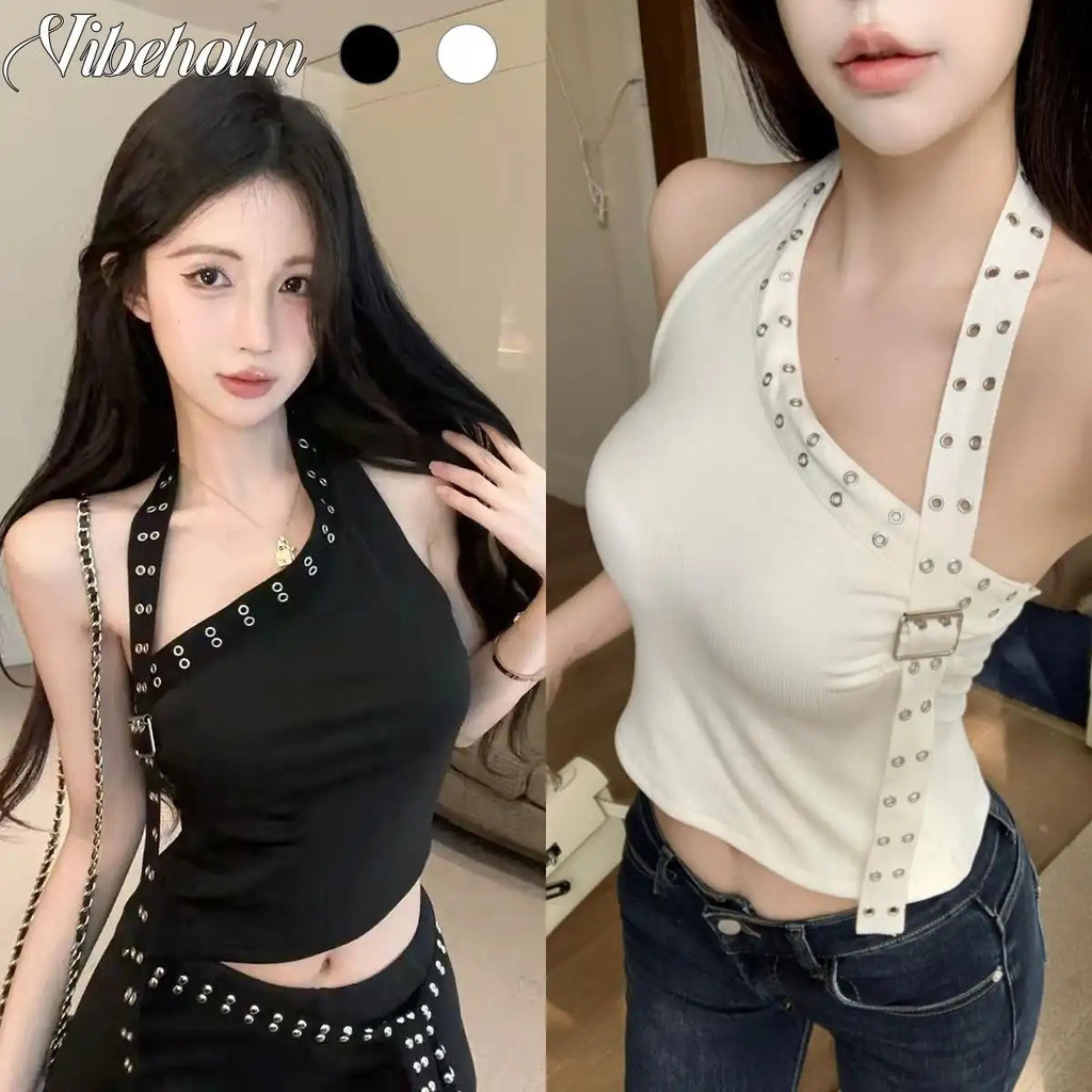 เสื้อกั๊กหมุดตกแต่งน่าดึงดูดมากSlim-fit Tailoring, Highlight Your Body, Make You Look More Charming.Equipped with Shoulder Straps and Chest Pads.เป็น All-Match Top เหมาะสําหรับผู้หญิง.