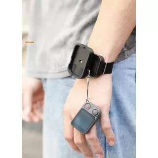 ที่วางรีโมทคอนโทรลสําหรับ DJI Osmo Pocket 4 Pro / Mobile 8P, กรอบแม่เหล็กTap Mount, Landscape/Portrait Orientation, สายรัดข้อมือแบบปรับได้