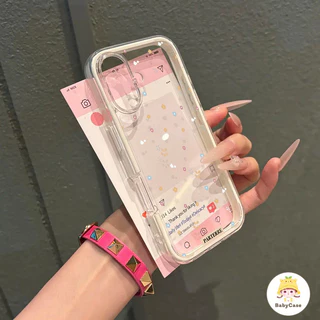 เปลือกโทรศัพท์โปร่งใสลายดอกไม้สีสันสดใส เคสไอโฟน 16 สำหรับ iPhone15 12 11 11 14 13 Pro Max 16 15 14 Plus 13 15 16 14 Pro