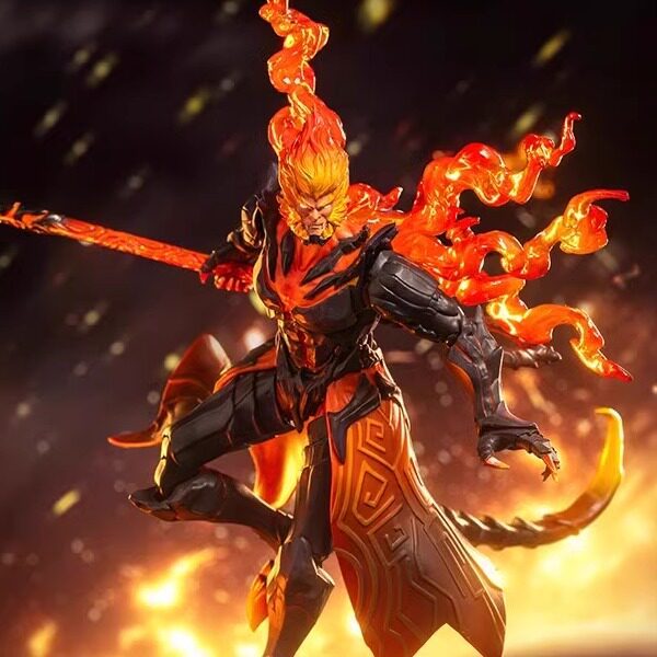 [ระดับไฮเอนด์] Ready Stock Fanle Culture Yuanye Culture King Glory WZ1001 Son Goku Hellfire 1/9