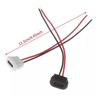 # ruier # 2Pin USB-C TypeC กันน้ํา USB Connector การบีบอัดโดยตรงหญิงฐานหญิง Soet ชาร์จอินเทอร์เฟซพร้อมลวดเชื่อมกันน้ํา Soet .