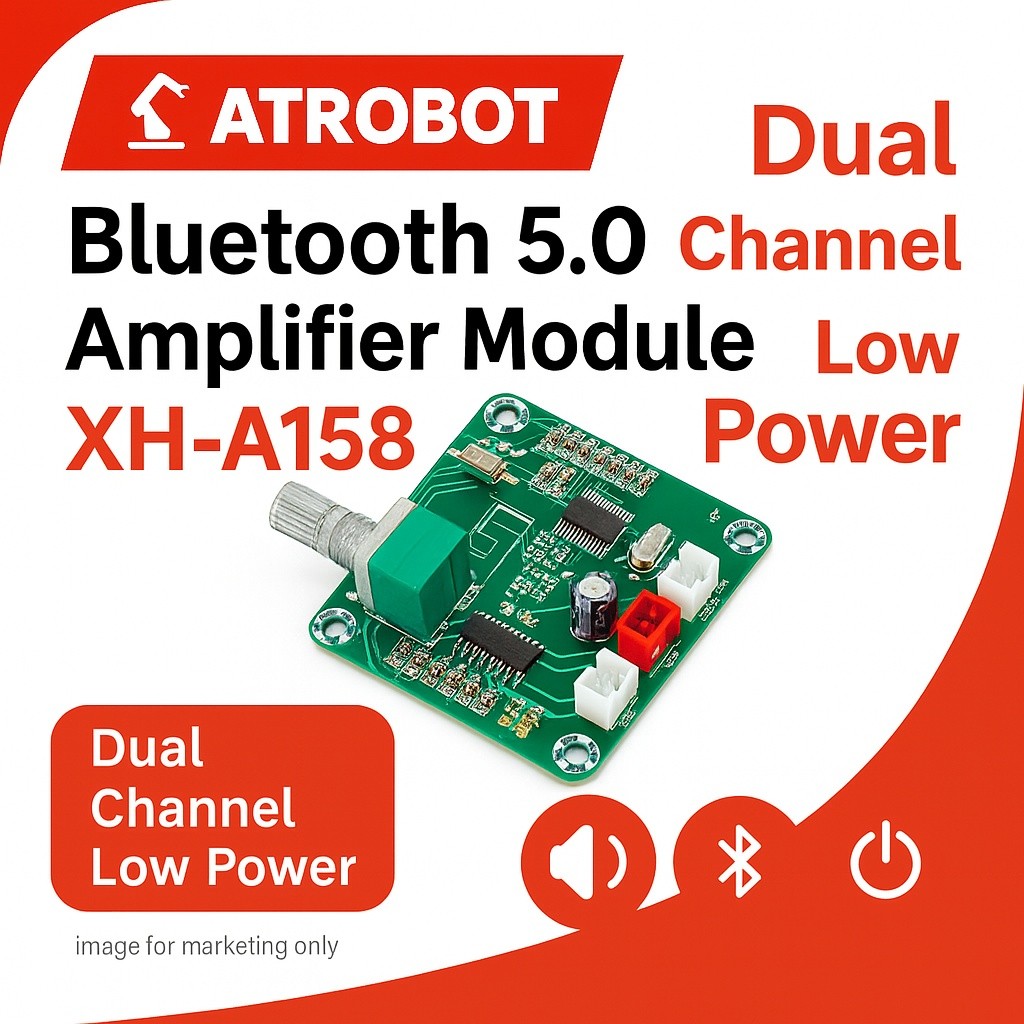 XH-A158 Bluetooth 5.0 แอมป์บอร์ด PAM8403 2x5W ขนาดเล็ก ประหยัดพลังงาน เสียงชัด สำหรับ DIY ลำโพง