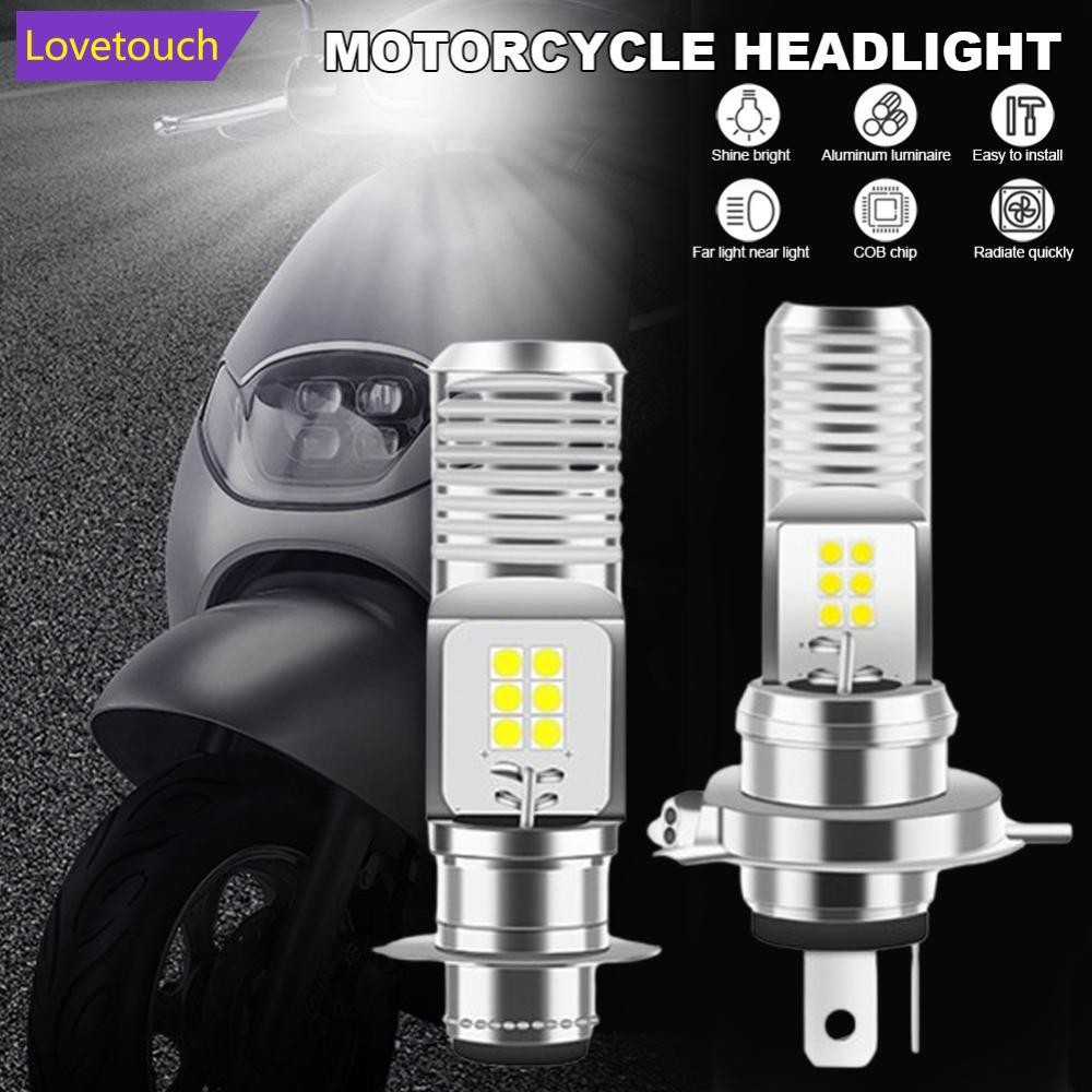 LOVETOUCH 1 PC P15D H4 LED ไฟหน้ารถจักรยานยนต์ Moto หลอดไฟสําหรับ MotorBike สกู๊ตเตอร์ ATV HeadLamp 