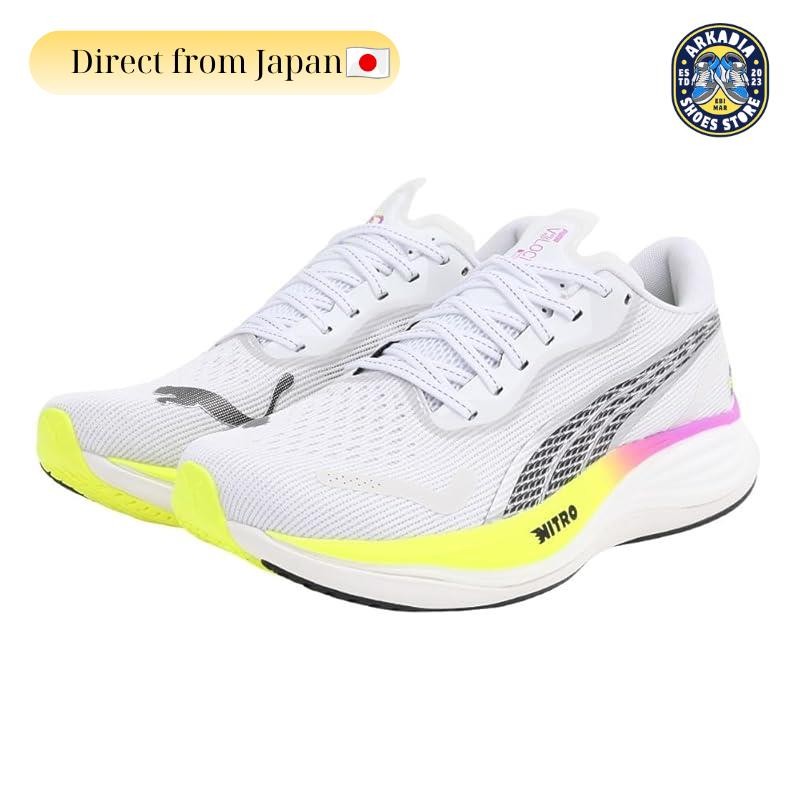 [Puma] รองเท้าวิ่ง Velocity Nitro 3 EKIDEN GLOW 311902 ผู้ชาย 24AW White/Pure Magenta/Yellow Alert (