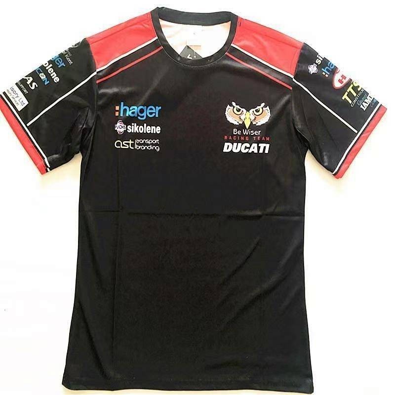 Ducati Motorcycle Riding Motorcycle T-shirt Printing Racing Suit Breathable Quick-Drying T-shirt Hsk