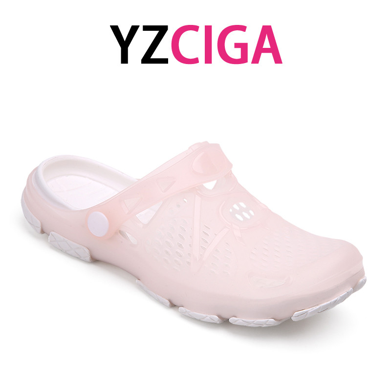 YZCIGA รองเท้าแตะผู้หญิง สำหรับชายหาด พื้นหนา สไตล์โบฮีเมียน ระบายอากาศได้