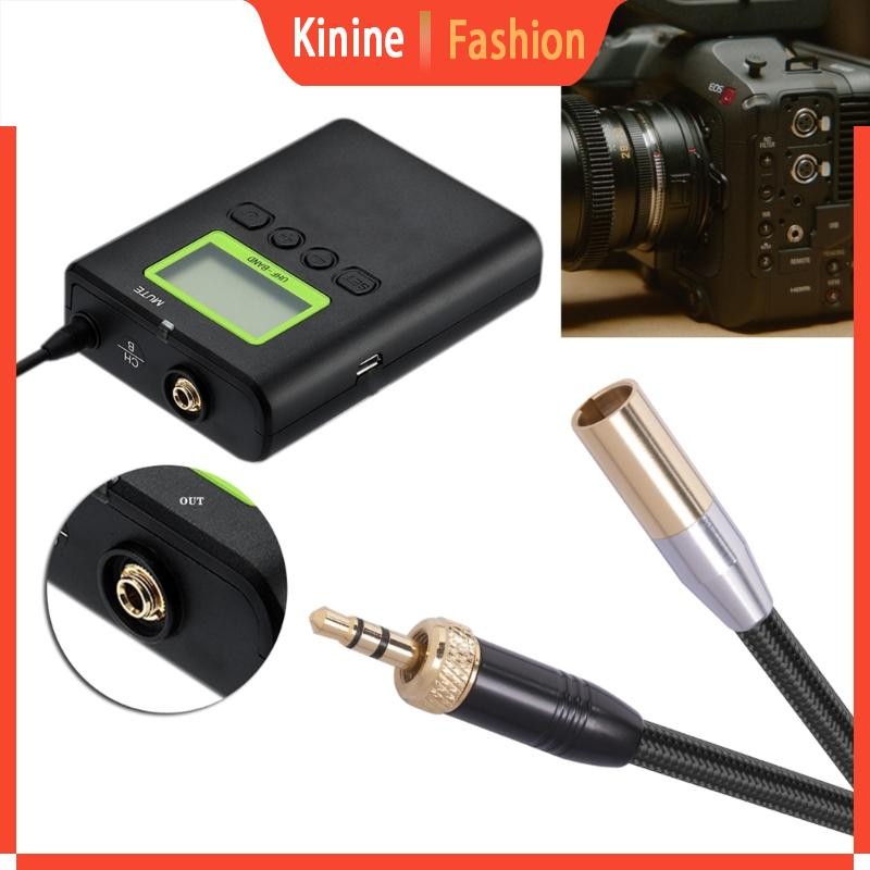 KIN Mini XLR Male to 3 5mm Stereo Cable 3 5mm to Mini XLR Converter สําหรับกล้อง