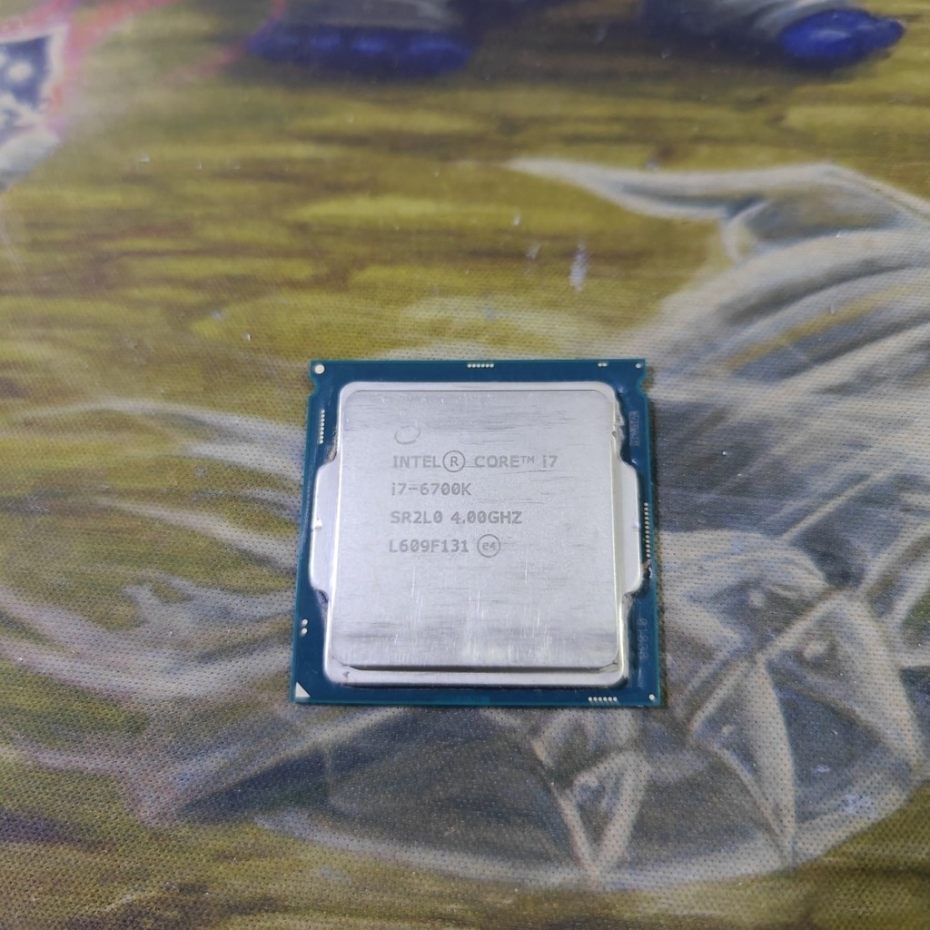 Intel Core I7 6700k 6700 7700 6600K cpu 1151 Quad Core 8 สายพร้อมจอแสดงผล Core
