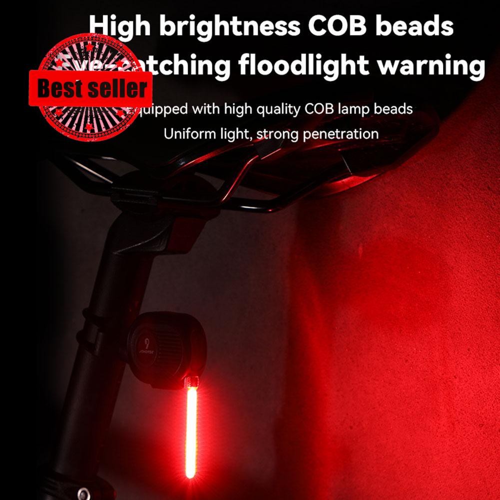 ไฟจักรยาน Usb ชาร์จไฟท้ายความปลอดภัย Night ขี่คําเตือนจักรยานเสือภูเขาอุปกรณ์เสริมแผนที่ I0d8